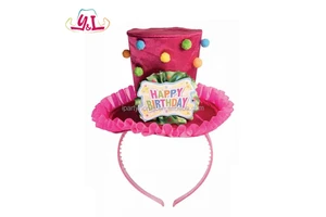 Party Supplies Happy Birthday Top Hat Headband Adult Birthday Themes