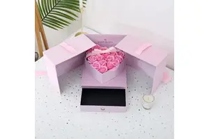 Letter Shaped Arrangement Mother's Day Gift Box Fillable Floral Rectangular Valentine's Day and Mother's Day Gift Box