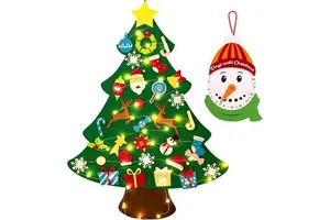 Hot Sale Fashionable Comfortable and Soft DIY Felt Gifts Simple Ornament Houses the Tress for Home Decor