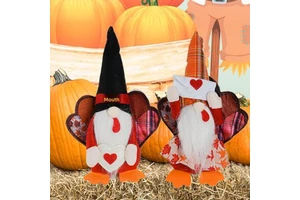 New Products Thanksgiving Day Autumn Harvest Festival Faceless Doll Rudolph Decorations Ornaments