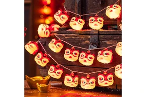 Wholesale Festive peanuts in the New Year, Tomatoes on Sticks, Modeling Atmosphere Colored Lights Festival Scenes Colored Lights