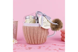 BespritGift Icy Elegance Tea & Mug Set New Year Gift Wedding Favors Valentines Day Gift Set for Gifting Moms Women Birthday