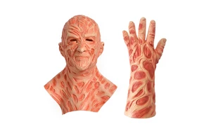 Halloween Horror Items Natural Latex Products Masquerade Party Decorations Scary Face Mask