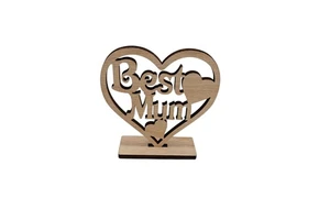 Custom Design MDF Wood Mother's Day Souvenir Gift Wooden Gift for Best MUM Happy Mother's Day Mother's Day Gift Ideas
