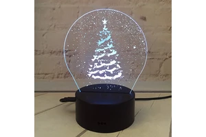 Colorful LED Decorative Lights New Year's Products Christmas Snow Decorations Party Night Gift