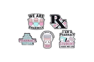 Customized Cartoon Cute Clothing Buttons Soft Enamel Pins Metal Black Nickel Love Graduation New Year Anniversary Halloween