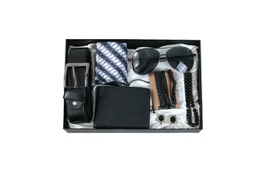 Christmas Valentine S Day Dad Gift Set Quartz Watch Belt Premium Practical Ideal for Business Companion Gifting