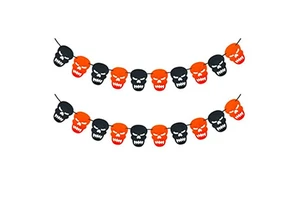 Christmas New Year's Halloween Easter Life Day Decorations Felt Skeleton Flag Party Banners and Clothing Suit & Supplies