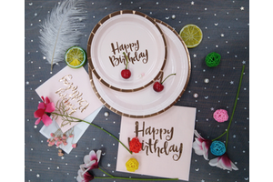 Party supplies happy birthday set