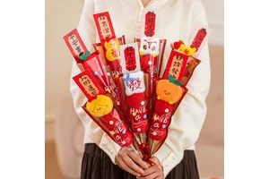 JUXINDA 2026 Year of the Horse New Year's Day Decorations Plush Ornaments and Festive Decorations for the Spring Festival.