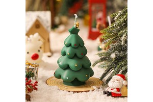 Hot Sale Home Decor Christmas Gifts Cute Christmas Tree Aroma Candle Aromatic Tree Scented Candles