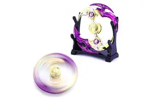 Good Quality Game New Purple Hand Spinner Fingertip Top Toy All-Metal Crafts Venice Carnival