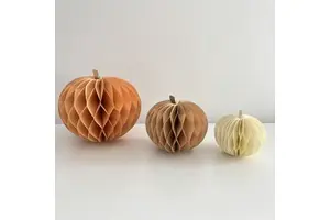 Folding Paper Honeycomb Decorations for Halloween Thanksgiving Christmas Holiday Supplies