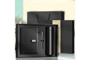 Custom Corporate Gift Set Luxury Stainless Steel Vacuum Cup Notebook Executive Kits Business Promotional Father's Day Christmas