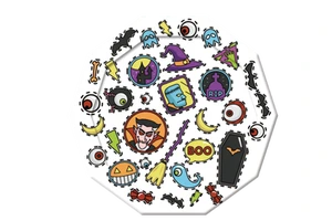 Halloween Set Printed Paper Plate