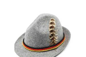 Customizable Bavarian Fedora Hat for Festive Party German Beer Fest & Oktoberfest Customizable Promotional Party Supplies
