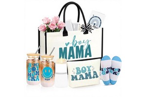 New Mom Gift Set Boy Mom Gifts Set for Mother's Day & Birthday-Set of 7