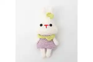 Cute Crocheted Wool Felt Potato Pendant Doll Gifts with Candy Pattern Perfect for Mother's Day