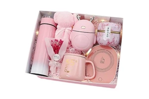 Creative Christmas Valentine's Day,Constant Temperature Cup Scented Tea Dried Flower Gift Set women gift sets