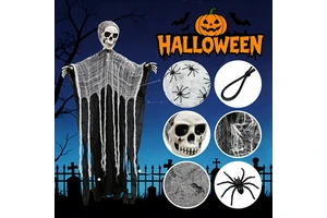 Hot Sell Halloween Hanging Ghost Decor Plastic Resin Iron Multicolor Glow Dark Scary Adult Party Hanging Props Spooky