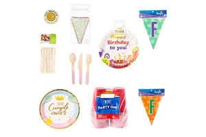 OOLIMA Birthday Party Decoration Set Cute Birthday Party Supplies for Party Decoration