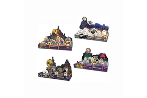 4 Pack Halloween 3D Puzzle Toys - Paper Halloween Crafts for Kids - Treat Bag Favors and Gifts for Boys and Girls
