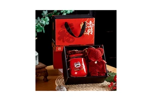 Valentine's Day Gift Set Ceramic Cup Towel and Hand Gift Set Opening Event Gift