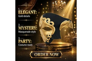 Venetian Carnival Masks Masquerade Party Panda Face Mask Plastic Custom Pattern Cosplay Meiteda PET/PVC 18+ Years