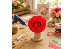 Handmade 7-8cm Forever Preserved Rose with 35+ Colors for Mother's Day Valentine's Day Anniversary Birthday Christmas Gifts