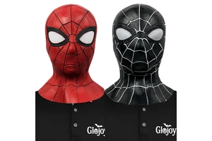 Horror Latex Mask Scary Demon Mask for Halloween Haunted House Escape Room Spider Man Cosplay Costume Props Customizable