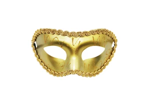 Best Selling Venetian Style Masquerade Mask Gold Lace Carnival Party Mask for Halloween Cosplay Props