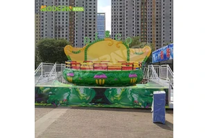 Build Your Own Luna Amusement Park Carnival Attraction 24 40 Seats Samba Carousel Mechanical Game Rides Fiberglass Outdoor Disco