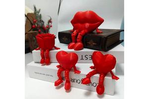 Valentine's Day Gifts 3D Rose Figurines Toys Handicrafts Wholesale