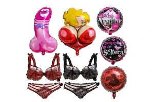 Big Willy Shape Foil Balloon Inflatable Penis Ballons Bachelorette Party Gift Bride to Be Globos Hen Night Adult Party Supplies