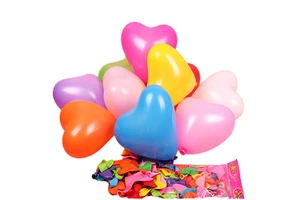 2.2g Matte Heart-Shaped Latex Inflatable Balloon for Wedding and Children's Birthday Party Decorations
