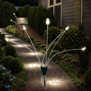 Uplumin Dynamic Swaying Firefly Lamp Plug-in Outdoor Landscape Lighting Glittering Ball Wings IP65 String Style String Lights