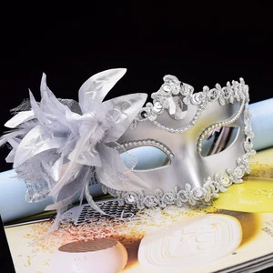 Fashion Prom Party Eyemask Lace Halloween Party Mask Decoration Props Theme Event Women's Ball Mask Makeup Ball Mask