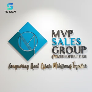 Laser Cut 3D Acrylic Channel Letter Outdoor Metal Signage Business Logo With Raised Design Business Signboard Beauty Salon Sign