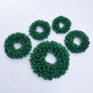 Christmas Decoration Wreath PVC Handmade Eco-Friendly Indoor for Front Door