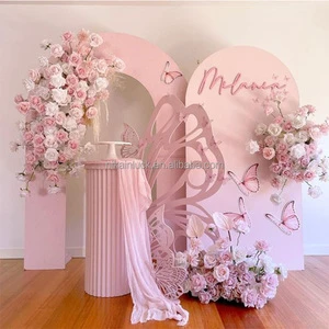 Wedding Backdrop Stage Decorations Backdrop Stand Arch Acrylic Sign Gate for Wedding Events