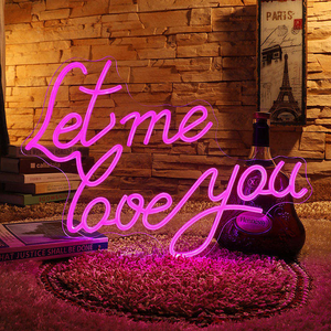 High Quality Custom Romantic Letter Design Bright LED Neon Sign for Wedding Proposal Engagement Party Decoration