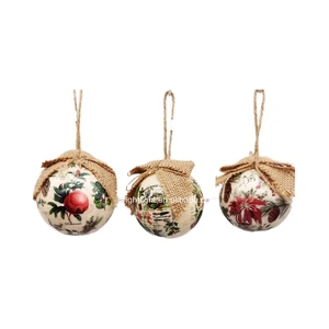 Hot Sales Colorful Christmas Tree Ornaments Christmas Ball
