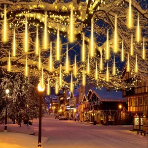 ETOP IP65 Waterproof Meteor Shower Bulb String Light Outdoor Decor Lamp for Wedding Party Christmas Garden Tree Lighting