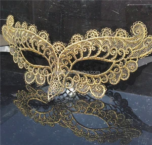 Gold Silver Lace Party Mask