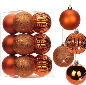 2025 Hot Sale Christmas Ball Set Tree Decoration Hanging Indoor and Outdoor Ornament
