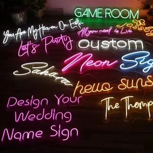 Custom Wedding LED Neon Sign Acrylic Material Customized Color Logo Durable Neon Light for Bridesmaid Gifts Home Wall Decoration