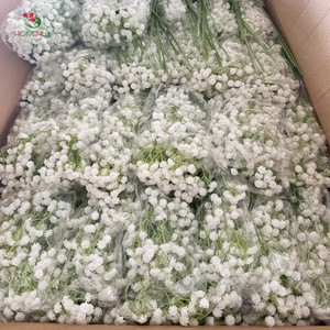 HongHua Bulk Gypsophila Pink Artificial Real Touch Baby's Breath Flowers For Wedding Runner Easter Christmas Decor Handmade