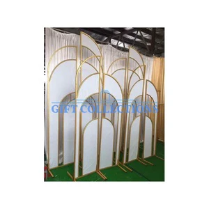 Round Wedding Metal Arch Bridal Seat Back Design Customized Sizes Modern/Vintage/Luxury/Fancy Wedding Ceremony Arch