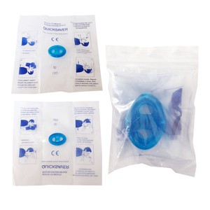 One-time CE-certified Level 1 Resuscitation Mouth-to-Mouth Emergency Breathing CPR Dummy Face Mask Cover