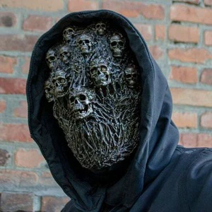 New Product Airbreathable Latex SKN02 Demon Halloween Mask Party Masks Series